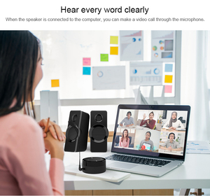 Caliente fácil de almacenar productos de audio TV con cable útil sistema de juegos popular computadora de escritorio de gama alta 2,0 PC altavoz Bluetooth - Product Image 3