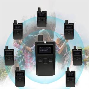 Sistema de guía de viaje digital con intercomunicador para cinco personas, sistema de guía de audio de mini bus inalámbrico para sistema de interpretación simultánea - Product Image 5