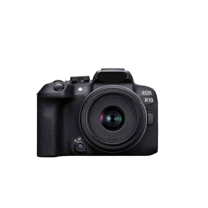 Yeni ürün EOM R10 24.2MP dijital kamera kiti Lens RF-S18-45mm sensör, 23 FPS, sonraki Gen otomatik odaklama ile aynasız APS-C
