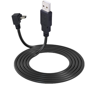 直角迷你<span class=keywords><strong>USB</strong></span> <span class=keywords><strong>USB</strong></span> A公到迷你<span class=keywords><strong>USB</strong></span> B 5Pin公充电电缆适配器