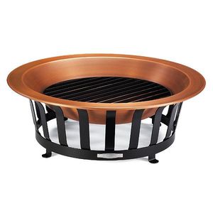 Durable copper fire pit with stylish <strong>round</strong> design and reliable fire performance for garden and <strong>patio</strong> use - Product Image 3
