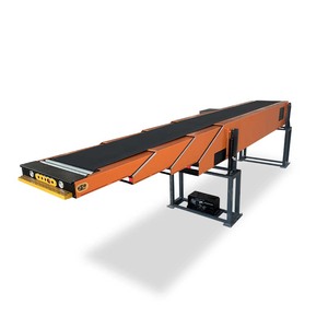 オーバーヘッドシステム輸送システムを荷を下すトラック用コンテナ積載手荷物工業用価格伸縮式ベルトコンベア - Product Image 1