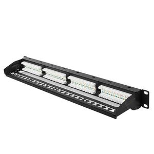 Panel de conexión Ethernet de red de instalación estándar de 24 puertos y 19 ", Cat.5E / Cat.6 UTP 110 IDC, original, de - Product Image 6