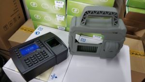 (Mô hình: tft500p) điện thoại di động Sim thẻ 4G Mạng web dựa trên sinh trắc học vân tay thời gian đồng hồ cầm tay tham dự hệ thống - Product Image 5