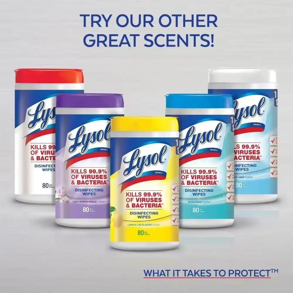 مبيدات LYSOL- بخاخ كريسب لين 538 GM