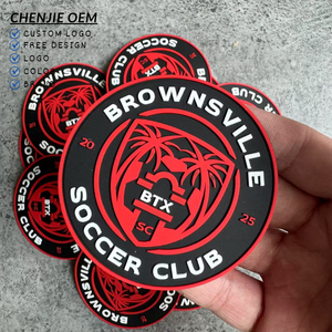 Özel futbol rozeti yüksek kalite özel dikmek rozetleri özel takım logosu rozetleri yama - Product Image 1