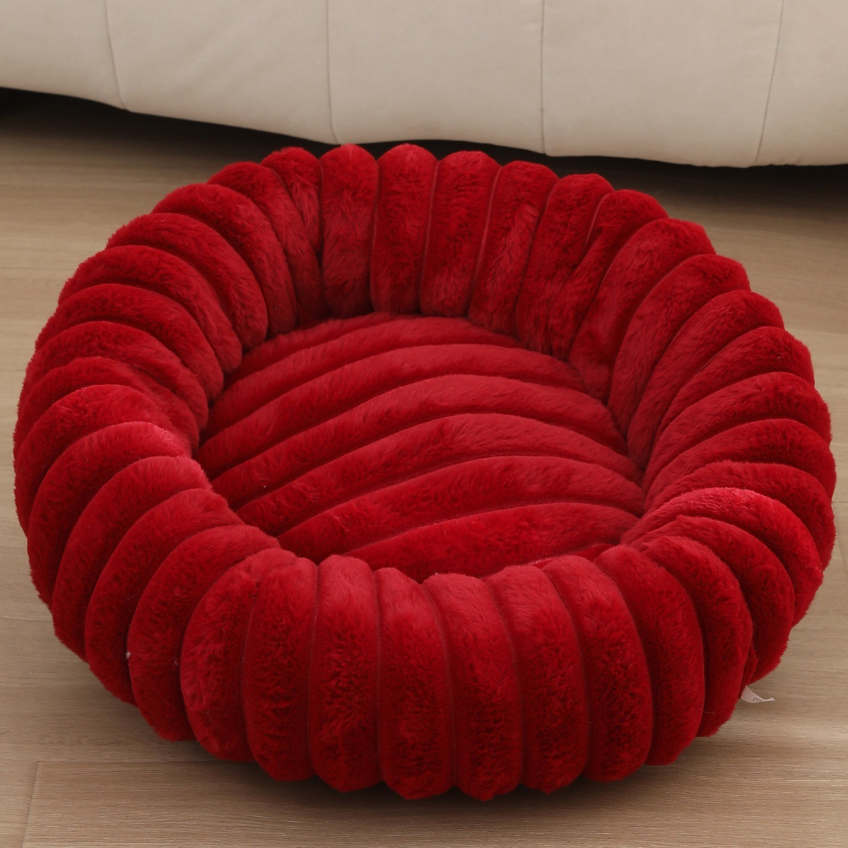 Premium rabbit fur - Burgundy
