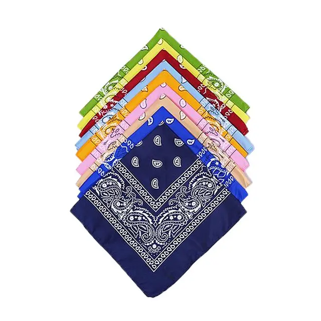 Société Société Dame Fille Sac Bandanas Orange Géométrique Fenêtres Carré Femmes Impression Personnalisée 53cm Petit Foulard En Soie