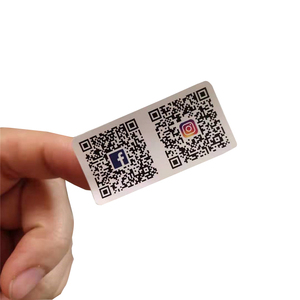 บาร์โค้ดที่กำหนดเอง Nfc กระดาษกันน้ำ Qr รหัสฉลากสติกเกอร์พิมพ์บาร์โค้ดฉลากสติกเกอร์กระดาษม้วนสำหรับเครื่องพิมพ์บาร์โค้ด