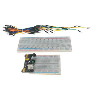MB-102 Breadboard MB102 400 830 punto senza saldatura PCB Bread Test sviluppare Dupont line DIY per arduino laboratorio SYB-830 - Product Image 4