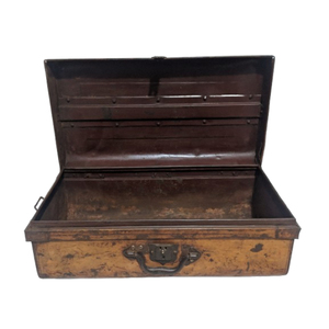 Retro tarzı antika galvanize tabaka Metal dekoratif saklama kutuları düzenlemek için çeşitli tasarımlar gövde - Product Image 2