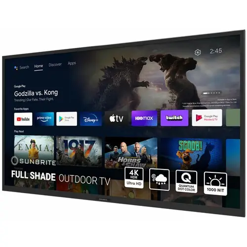 Новый для SunBriteTV веранда 3 75 "4K HDR Smart Quantum Dot LED TV готов к отправке