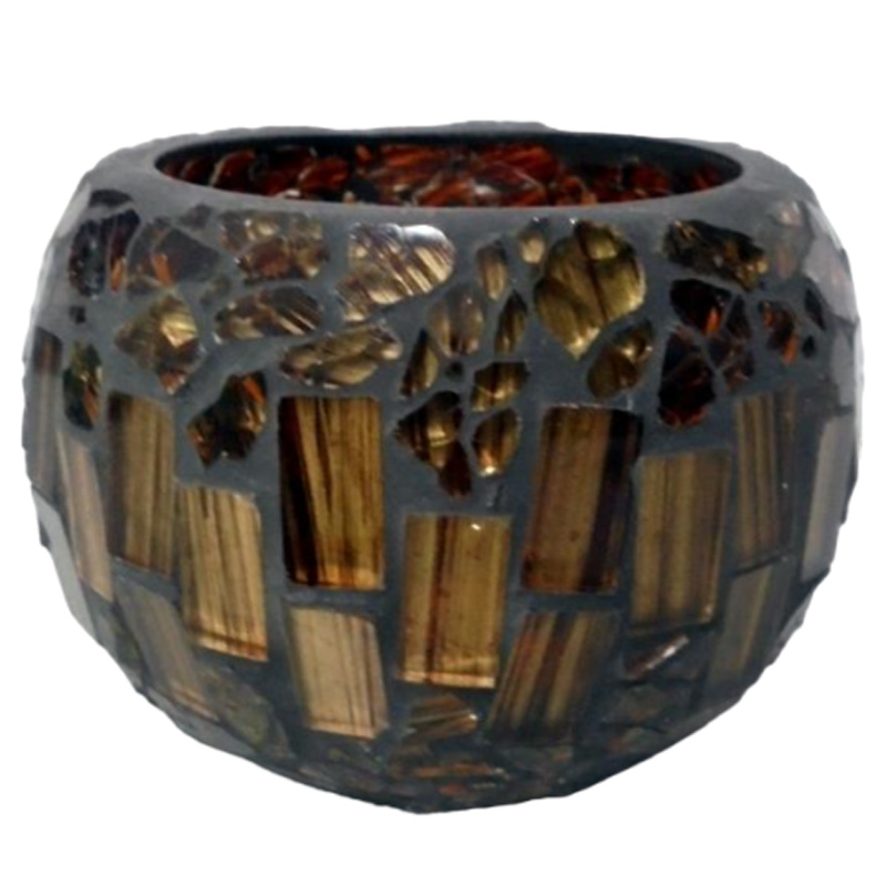 Brown Gold Mosaic
