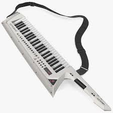 BEST AX-Edge Electric Keytar Keyboard Tragbare Kunststoff-MIDI-Controller Elektronische Orgel mit Ständer - Product Image 3
