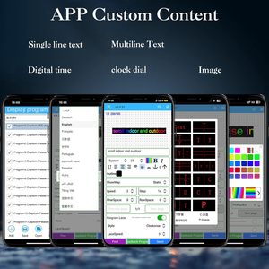 Программируемая прокрутка P3 P6 P10 наружный светодиодный рекламный щит с подсветкой со словами красочный мигающий знак - Product Image 5