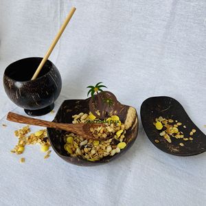 <strong>COCONUT</strong> SHELL DISH WITH DIFFERENT <strong>SHAPES</strong> NATURAL HANDMADE PRODUCT ECO FRIENDLY PRODUCT GOOD and HIGH QUALITY PRODUCT - Product Image 3