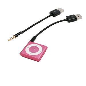 Reemplazo de Cable de fecha USB para iPod Shuffle Cable de cargador Conector de 3,5mm a cargador de alimentación USB Cable de transferencia de datos de sincronización - Product Image 2