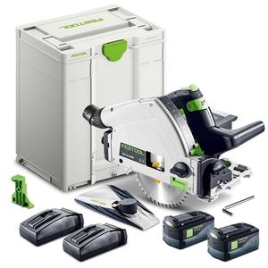 FESTOOL ชุดเลื่อยไร้สาย TSC KEB-Plus Li 5.2 ah XL (577113) 18V 5.2Ah Li-ion 160mm (6 ") - Product Image 1