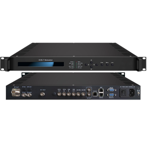 Modulador ASI Digital IP a DVB-T RF con DPD GPS Entrada de reloj de referencia de 10MHz para equipos de transmisión de radio y TV - Product Image 1