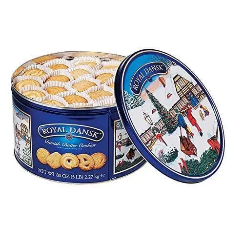 Royal Dansk Bisca-surtido de galletas de mantequilla Dansk danés, 4 libras/real Dansk, 24 Oz. (1,5 libras) 681 gramos