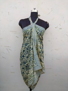 Custom Made 100% Cotton Silk Screen Printed <strong>Sarongs</strong> Ideal for Beach Wear Stores and Beach Wear Designers for Resale - Product Image 4
