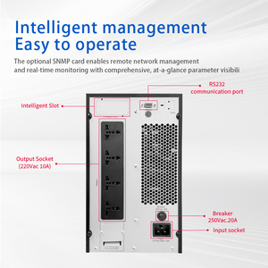 Bộ lưu điện <span class=keywords><strong>UPS</strong></span> tương tác đường truyền 1KVA sóng sin thuần cho mạng máy chủ - Product Image 6