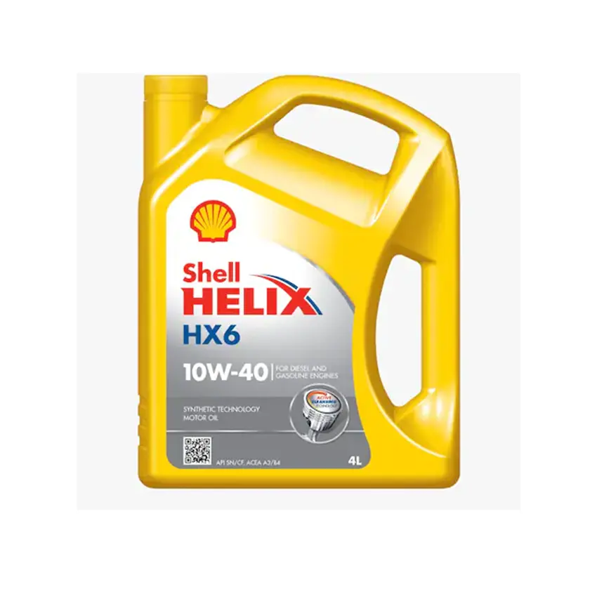 Meilleure coque d'huile de voiture synthétique Helix HX6 10W 40, le choix idéal pour les moteurs de voiture les plus avancés et les plus exigeants