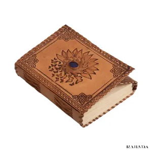 New Collection Stone Leather Journal Handmade <strong>Book</strong> of Shadows Notebook Office Diary College <strong>Book</strong> Latest 2023 Edition