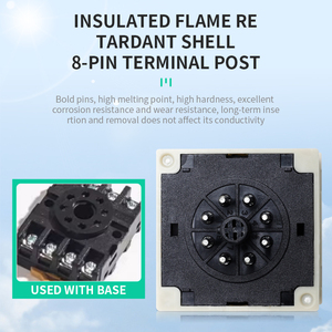 Großhandel H3CR-A8 Zeitrelais 8 Pins EIN/AUS Zeitrelais Knopf Zeiger Timer mit Basis zyklus Verzögerung szeit Relais - Product Image 2