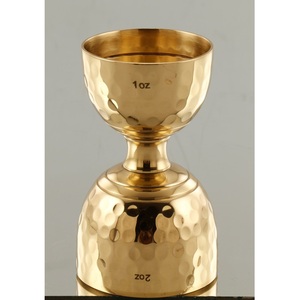 Yeni altın gravür Peg meajijigger 30 & 60 ml ölçüm çubuğu aracı çift taraflı Jigger - Product Image 5