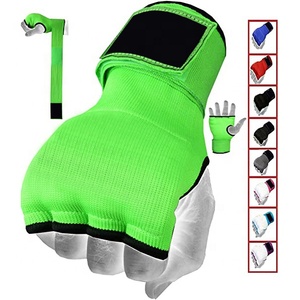 Professional Boxing Gloves <strong>Elasticated</strong> Cotton Martial Arts Boxing MMA Training Inner Open Finger Muay Thai Bandages Fist - Product Image 1