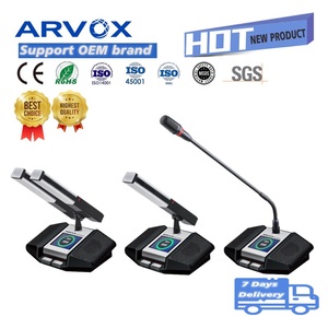 Hot Selling Wireless Conference Microphone System Video and Voting Function for Meeting and <strong>Discussion</strong> - Product Image 1