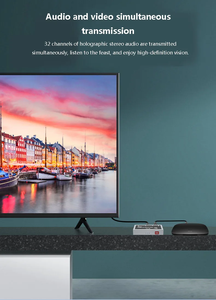 Convertidor de vídeo DTECH HDCP2.2 4K @ 60Hz 4 puertos 1 en 4 salidas 4:4:4 HDMI 2,0 Splitter