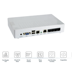 Registratore vocale autonomo a 4 porte con scheda SSD 128 GB, registratore vocale - Product Image 2