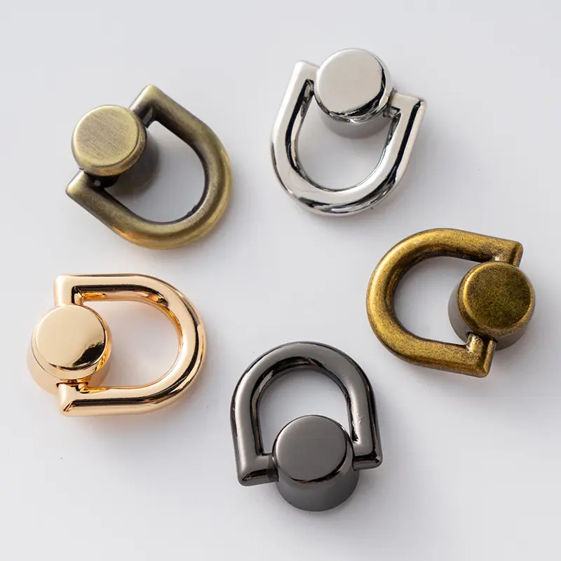 Fabricants vente en gros anneau de ceinture et sucette clou boucle de suspension bricolage sac transformation sac accessoires tirer anneau boucle