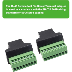 RJ45 koparma 8P8C dişi Jack 8 pinli vidalı Terminal konnektörü - Product Image 3