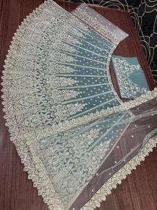インドとパキスタンの文化のためのデザイナーの重いChine Sequnce Work Lehengas CholiとDupatta新しいデザイナーのブライダルウェア