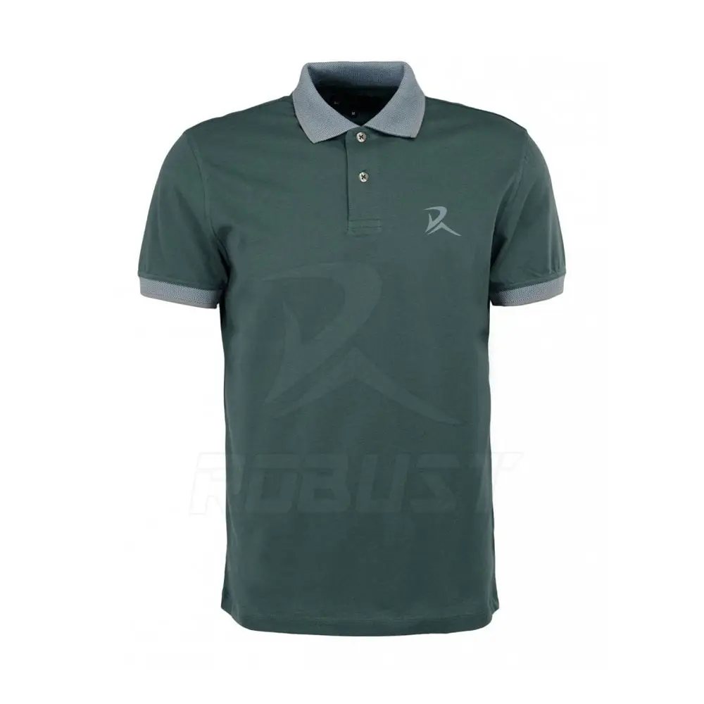 Algodón dos tonos combinación de colores Polo cuello hombres camisetas tamaño personalizado Golf ropa Cuello clásico hombres Polo camiseta