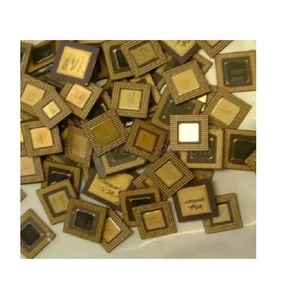 <strong>Cpu</strong> Pins Ceramic <strong>CPU</strong> <strong>Processor</strong> Intel Pentium Pro Scrap with Gold Pins - Product Image 1