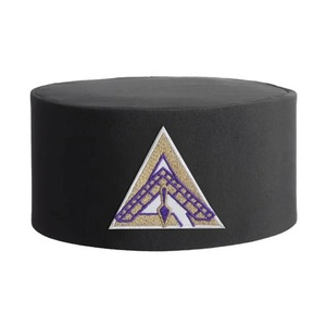 All'ingrosso personalizzato fatto a mano ricamato in seta di alta qualità a forma di lettere stile massonico Regalia regale selezionato maestro massone - Product Image 5