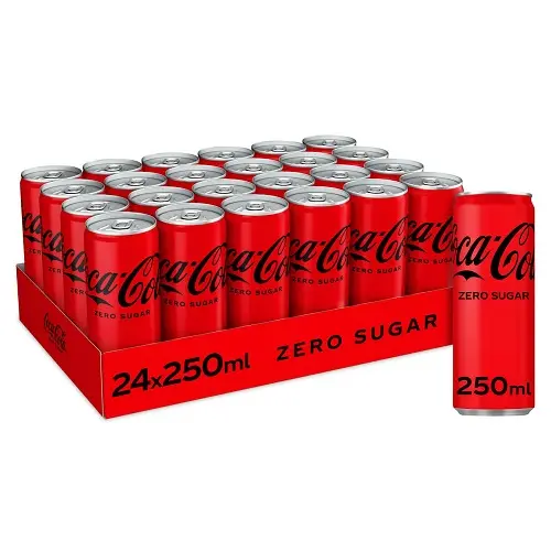 Importado Original Coca Zero Drinks 300ML Cola Colecção Edição Cola engarrafada