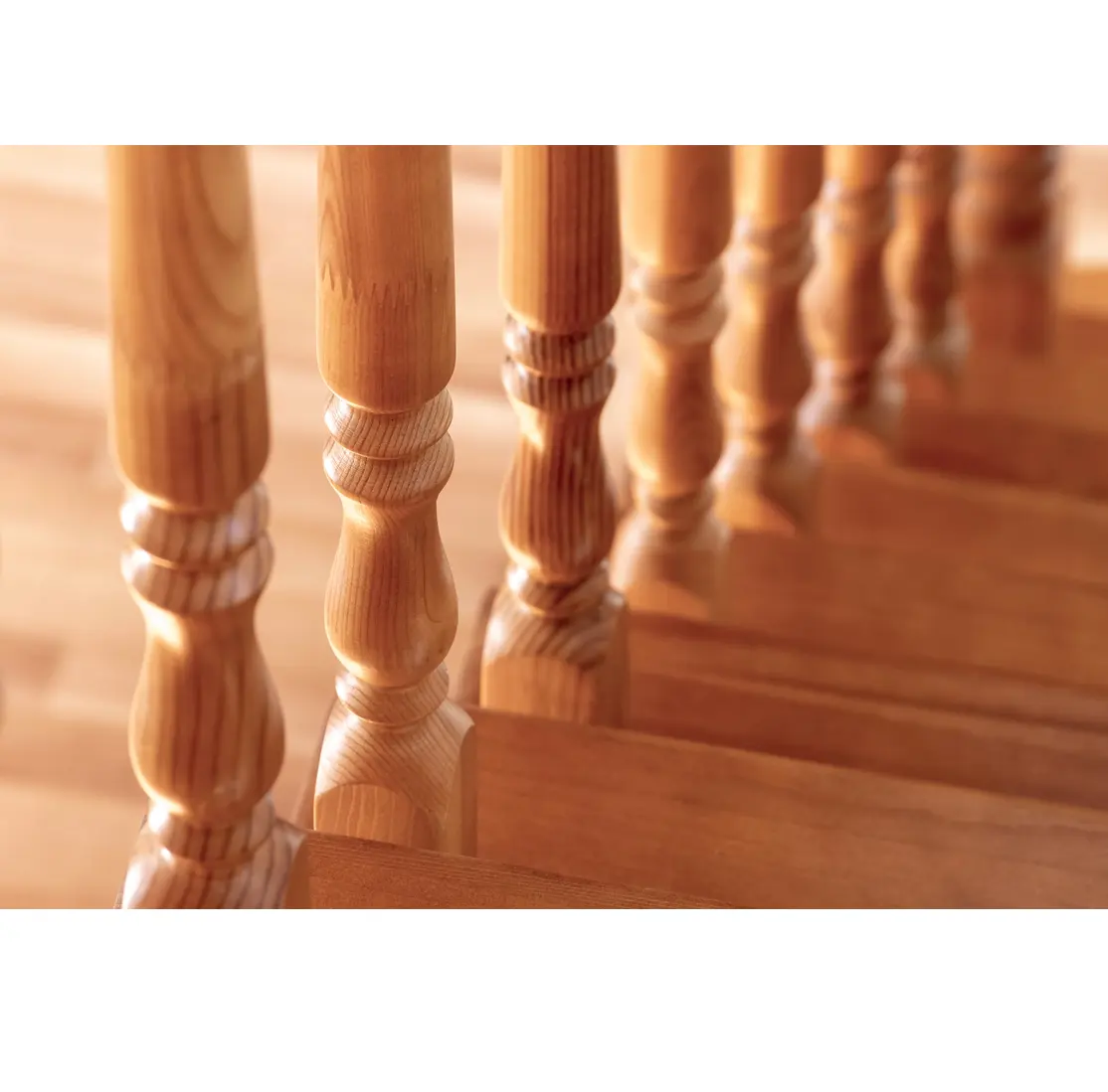 Servicio OEM/ODM para tallar escaleras de madera pasamanos balaustrada de madera pillarmodern escaleras de madera gran oferta