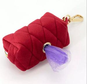 プルドッグハーネスなし調節可能なコンフォートベルベット生地カスタムドッグハーネスセット、マッチカラー蝶ネクタイ付き - Product Image 2