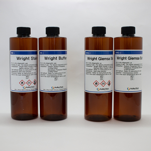 Wright Giemsa Stain完全キット,正確で簡単な実験室染色理想的な染色ソリューション教育研究室用
