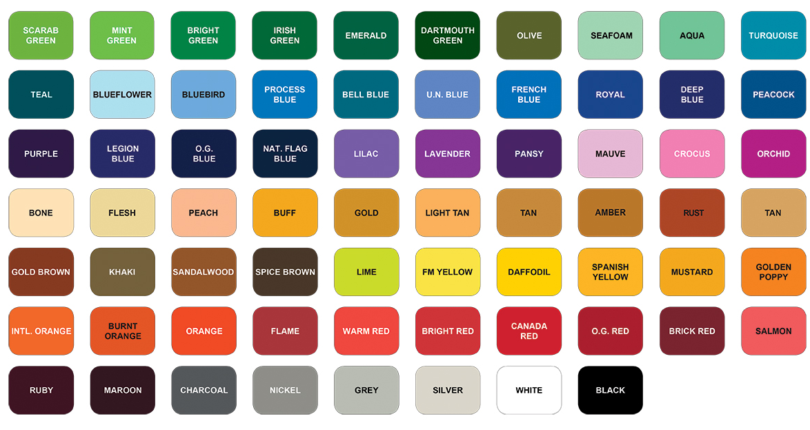 Custom Color Chart