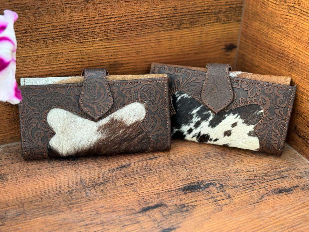 Brown With Embossed Print