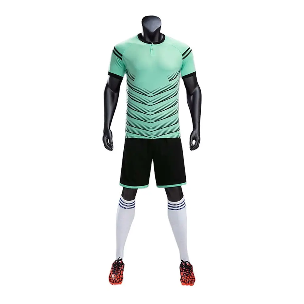 Camiseta de fútbol de secado rápido 23-24 nueva temporada personalizada, camiseta de fútbol de sublimación de uniforme de alta calidad, Conjunto de camiseta de fútbol para niños