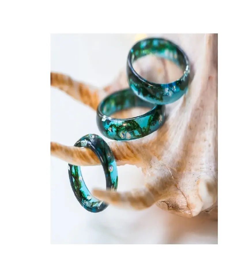 new fashion rings Wholesale Custom logo admirable design resin rings best quality product resin rings at cheap price