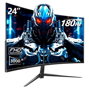 Panel VA curvo de 24 pulgadas, pantalla LCD de ordenador, 100Hz, 120Hz, 180Hz, 1080P, resolución para juegos, nuevo Monitor de escritorio HDR DP - Product Image 1