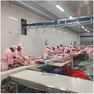 Tavuk kesim makinesi hattı konveyör bant çelik et üretim işleme hattı - Product Image 4